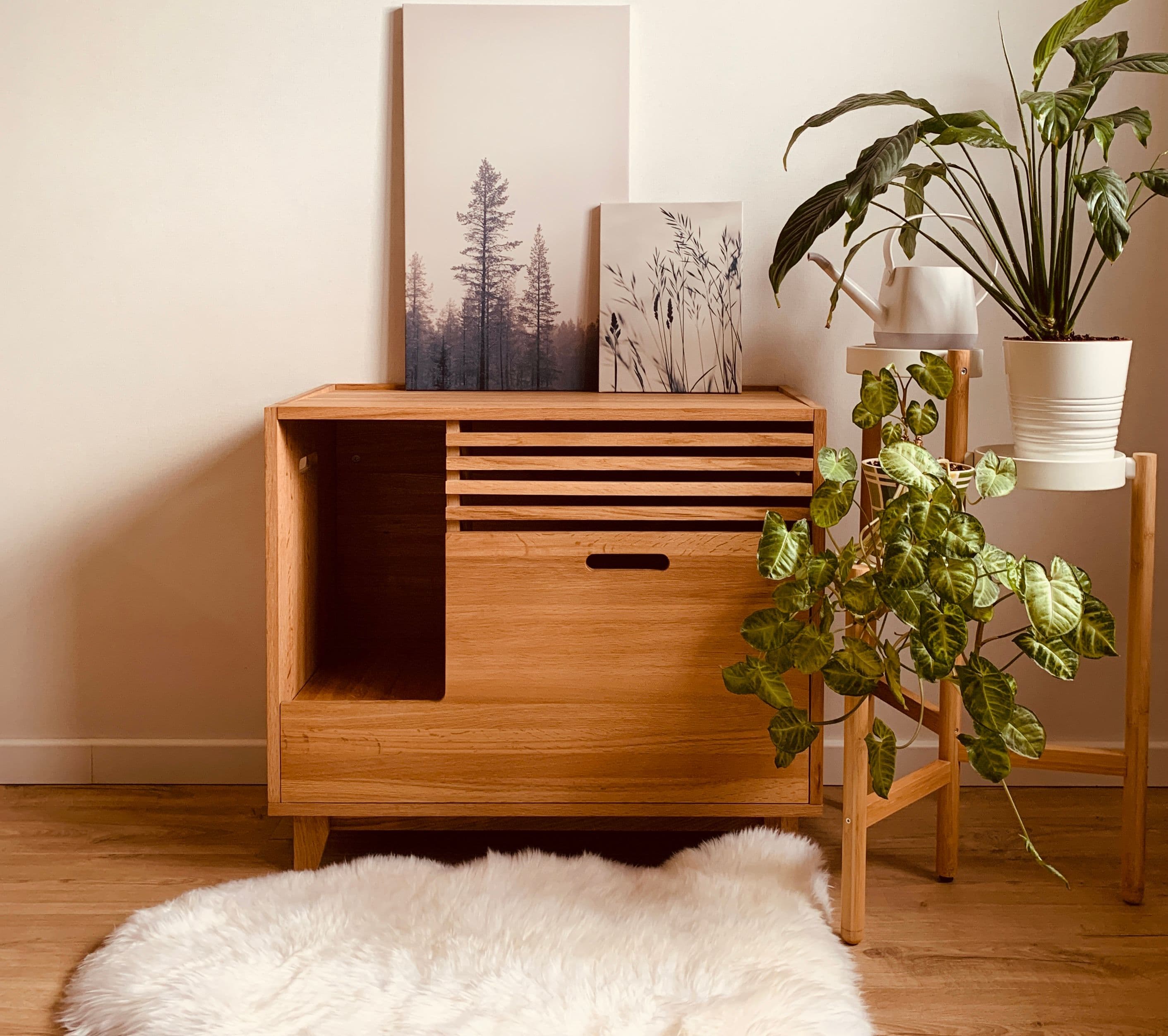 Деревянная тумба-туалет Tiger Home в интерьере